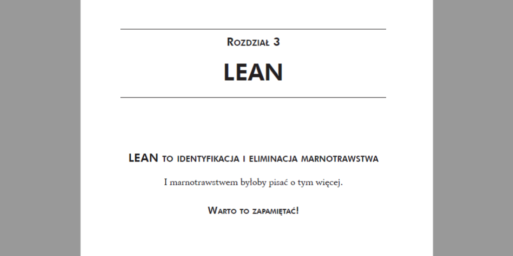 Czym jest Lean?
