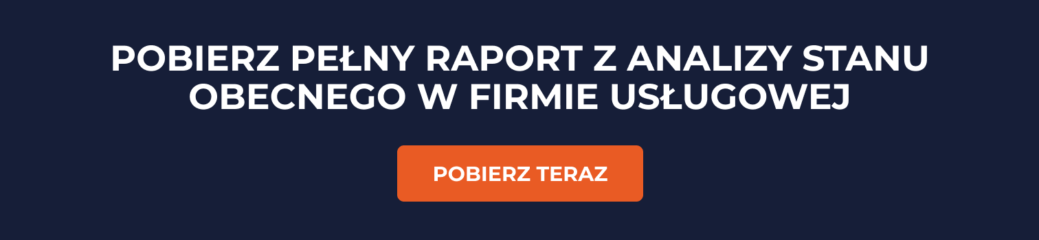 transformacja/analiza stanu obecnego w firmie usługowej